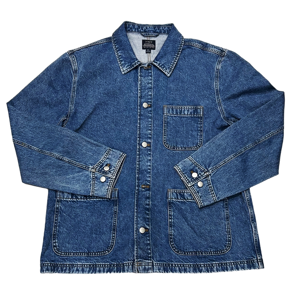 J.CREW / ジェイ・クルー DENIM COVER ALL JACKET XL,XXL