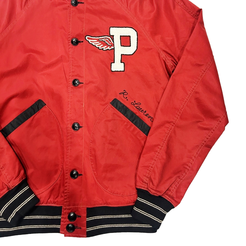POLO RALPH LAUREN / ポロ ラルフローレン P WING REVERSIBLE BASEBALL JACKET RED/BLACK-5