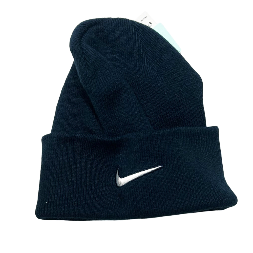 NIKE / ナイキ ONE SWOOSH LOGO BEANIE CAP NAVY-4