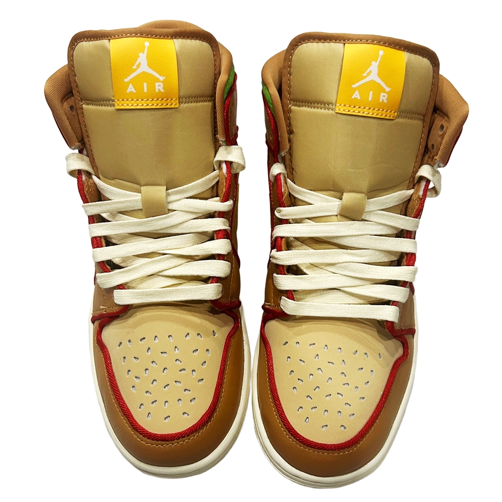NIKE / ナイキ NIKE AIR JORDAN 1 MID SE CHEESE BURGER US8,US9-4