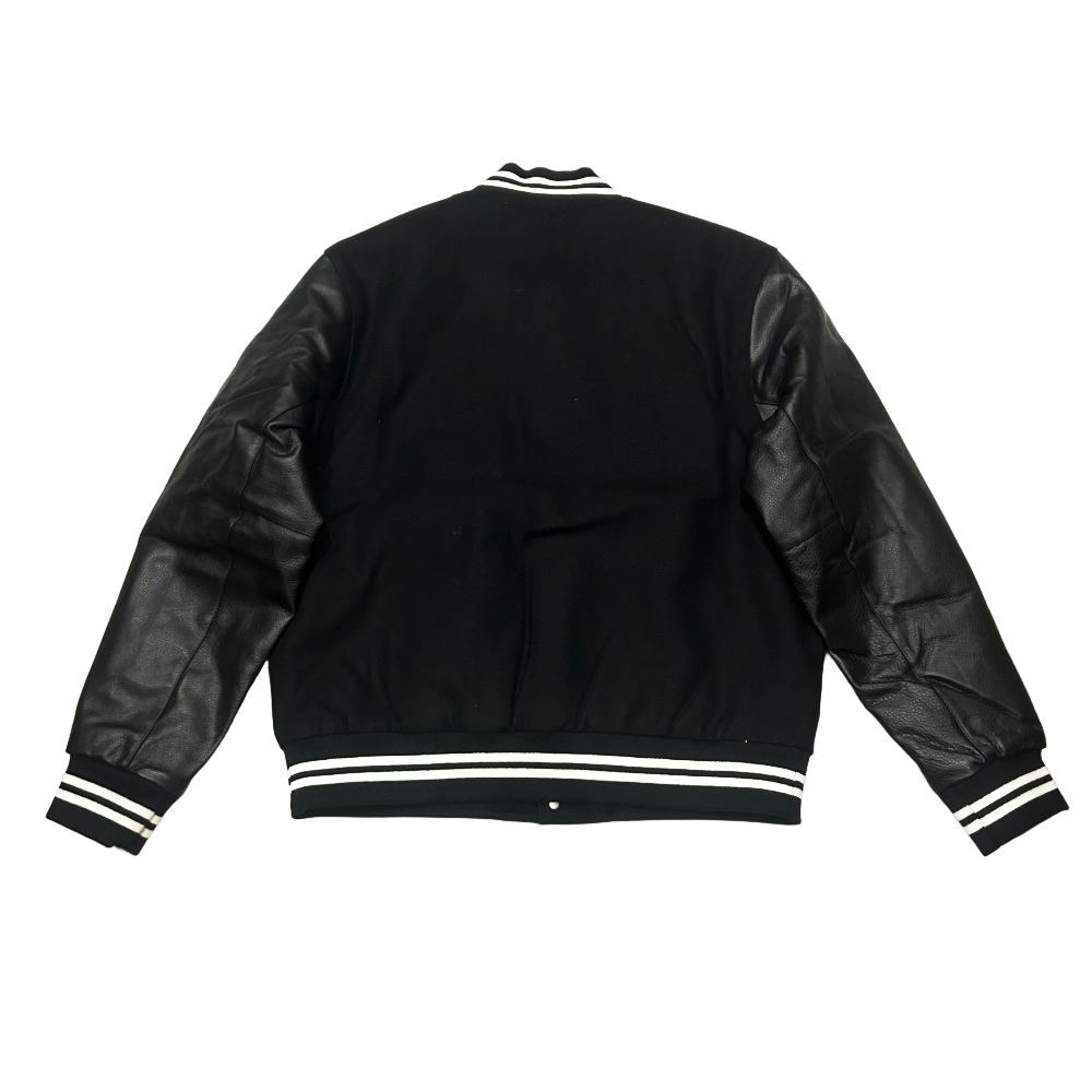 NIKE / ナイキ ONE SWOOSH LOGO VARSITY JACKET BLACK S-2
