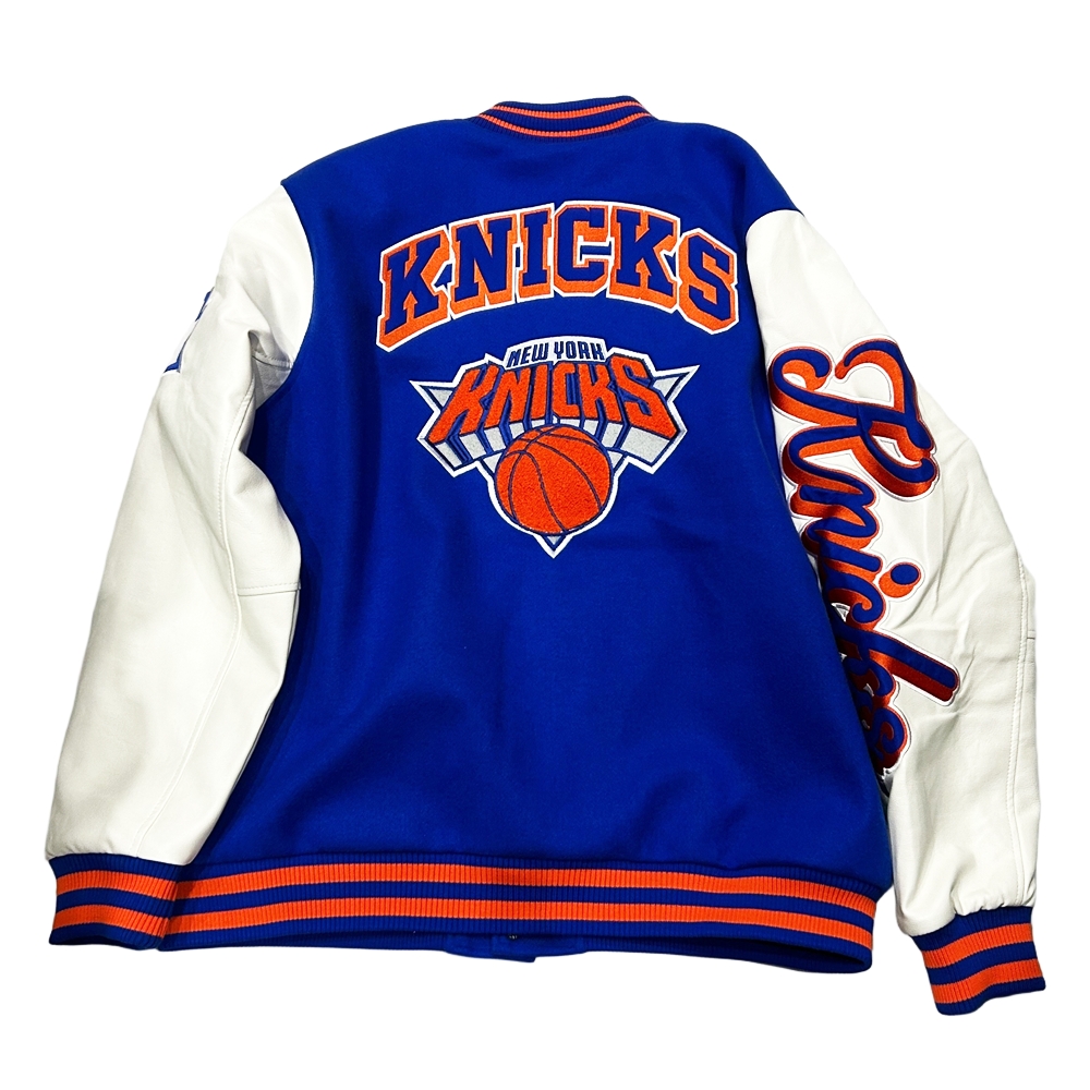 ULTRA GAME / ウルトラゲーム NBA NEW YORK KNICKS VARSITY JACKET XL