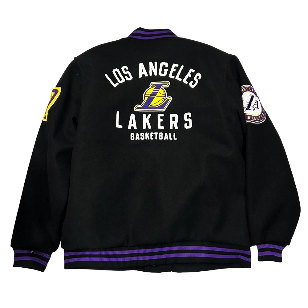 ULTRA GAME / ウルトラゲーム NBA LOS ANGELES LAKERS VARSITY JACKET XL