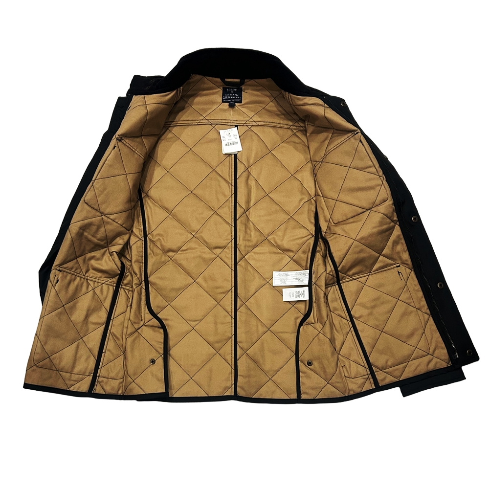 J.CREW / ジェイ・クルー M65 MILITARY QUILTED JACKET BLACK XS-3