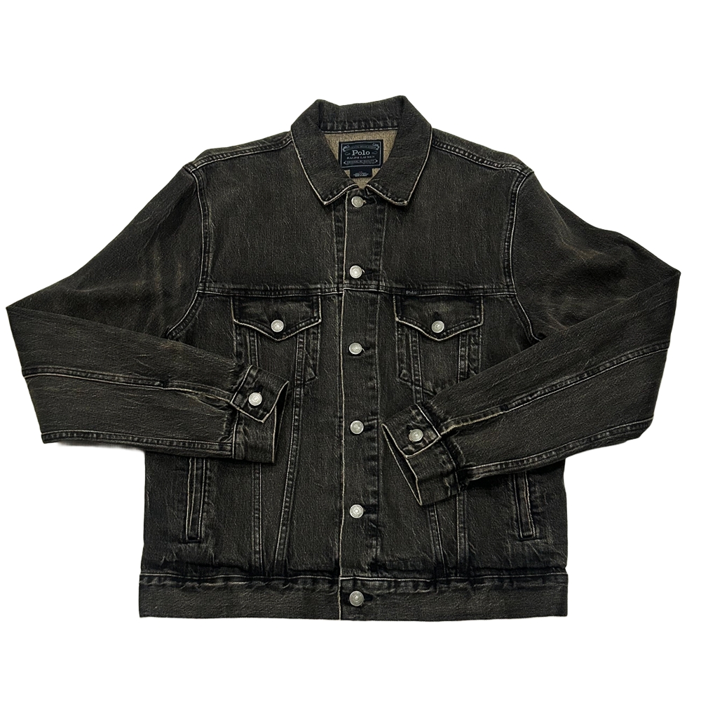 POLO RALPH LAUREN / ポロ ラルフローレン RL BIG CROWN DENIM JACKET VINTAGE GREY-2