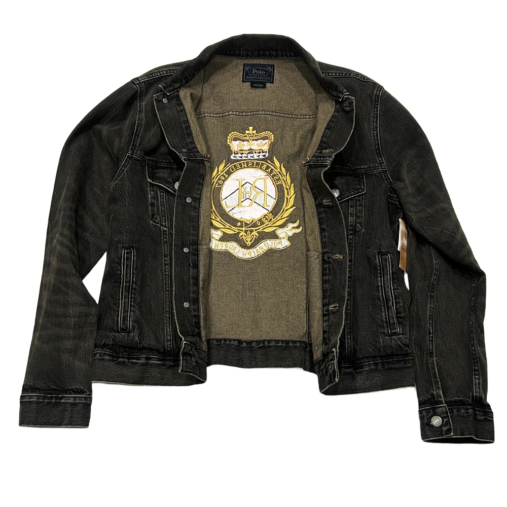 POLO RALPH LAUREN / ポロ ラルフローレン RL BIG CROWN DENIM JACKET VINTAGE GREY-3