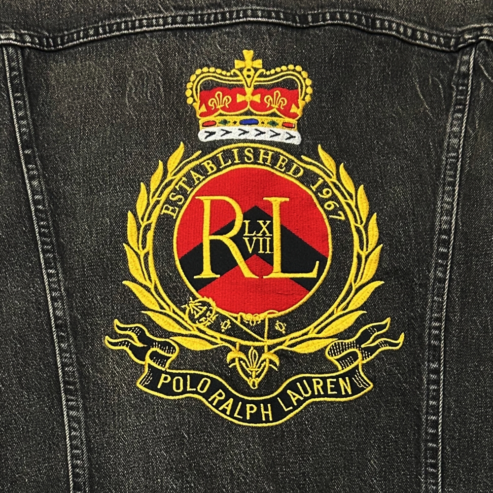 POLO RALPH LAUREN / ポロ ラルフローレン RL BIG CROWN DENIM JACKET VINTAGE GREY-4