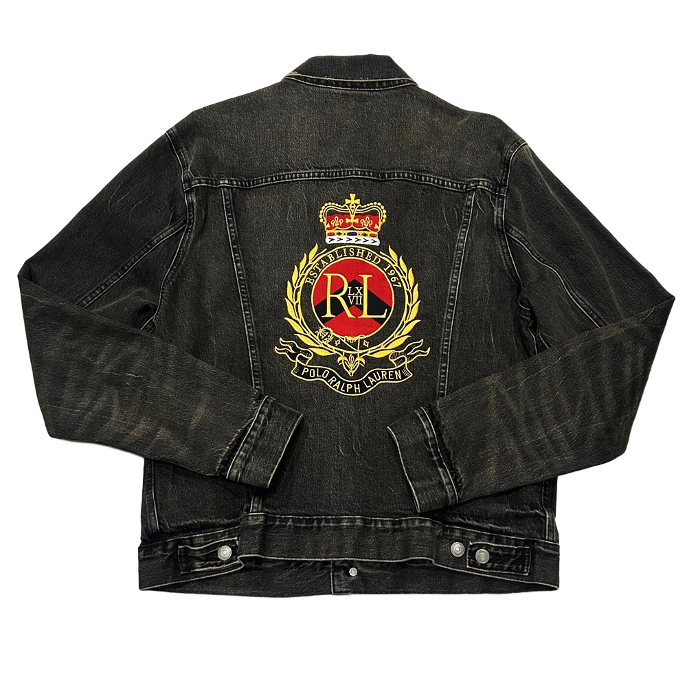 POLO RALPH LAUREN / ポロ ラルフローレン RL BIG CROWN DENIM JACKET VINTAGE GREY