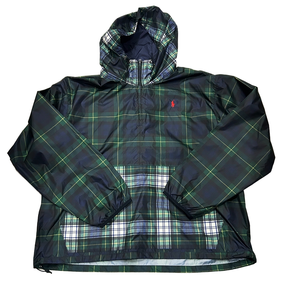 POLO RALPH LAUREN / ポロラルローレン ONE POINT PONY BLACK WATCH ANORAK JACKET XXL
