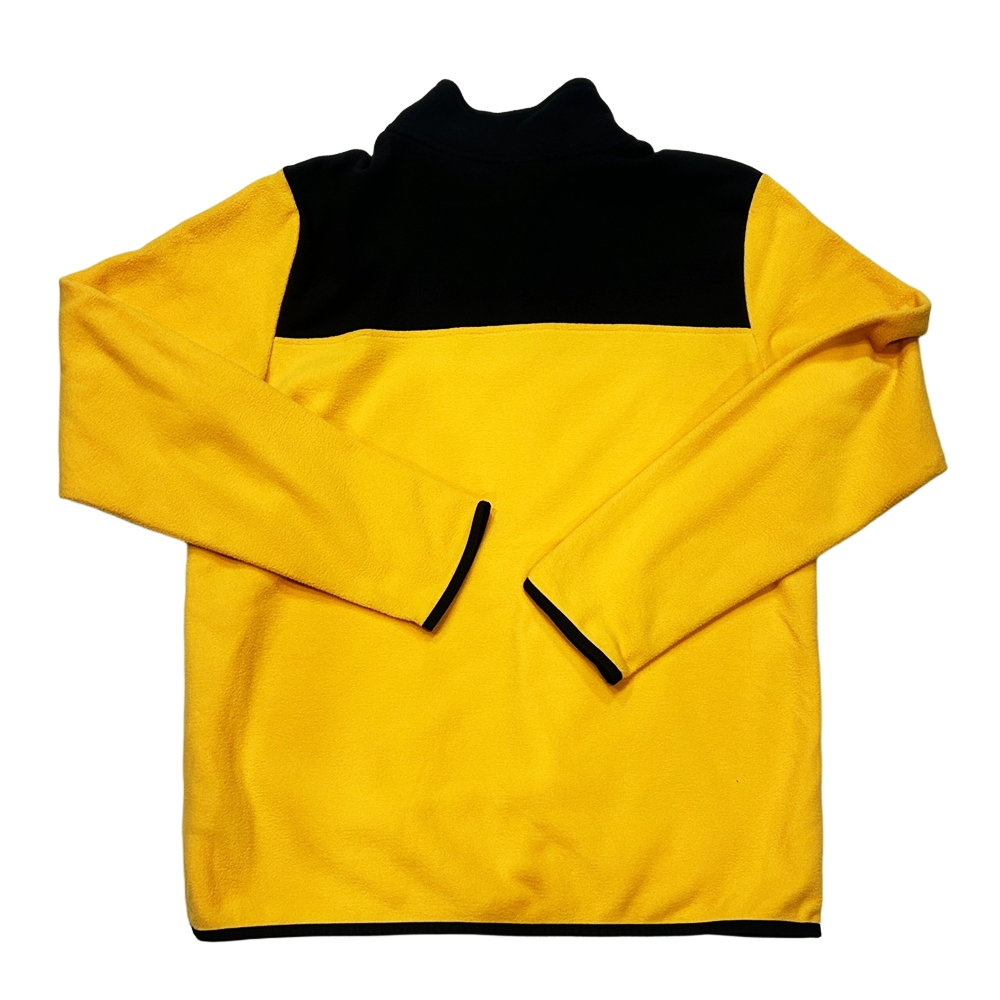 THE NORTH FACE / ザノースフェイス FLEECE ZIP PULL OVER US MODEL BLACK/YELLOW L-2