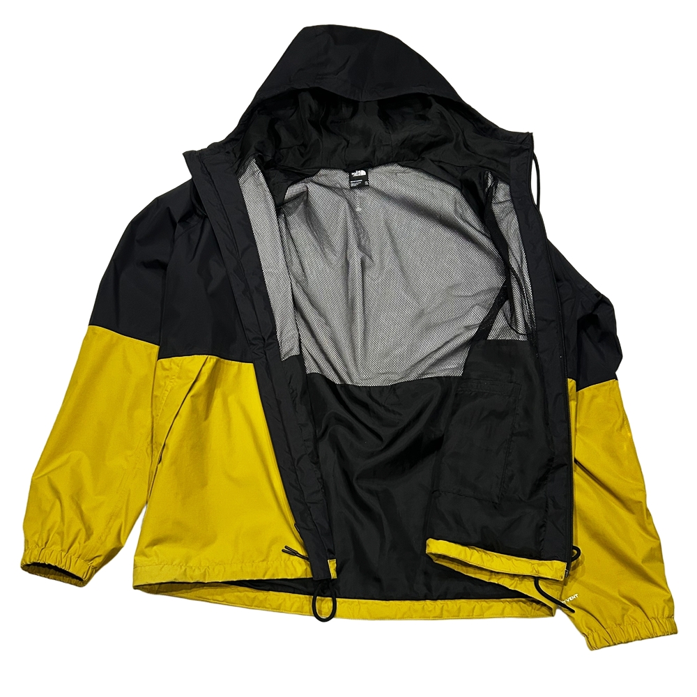 THE NORTH FACE / ザノースフェイス ANTORA DRY VENT NYLON FOODIE JACKET XXL BLACK/YELLOW-3