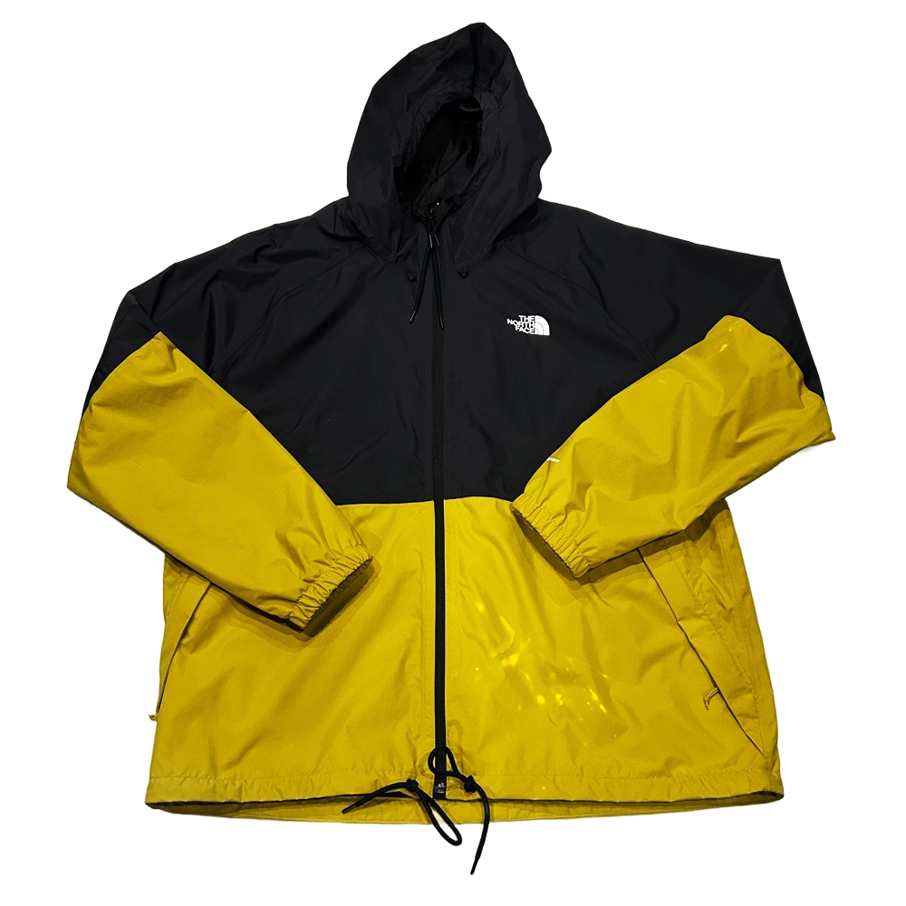THE NORTH FACE / ザノースフェイス ANTORA DRY VENT NYLON FOODIE JACKET XXL BLACK/YELLOW