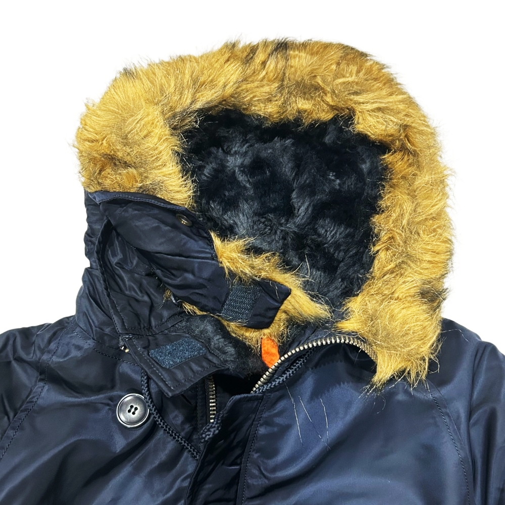 ALPHA INDUSTRIES / アルファ インダストリーズ SLIM FIT N-3B JACKET REPLICA BLUE XS,S-5