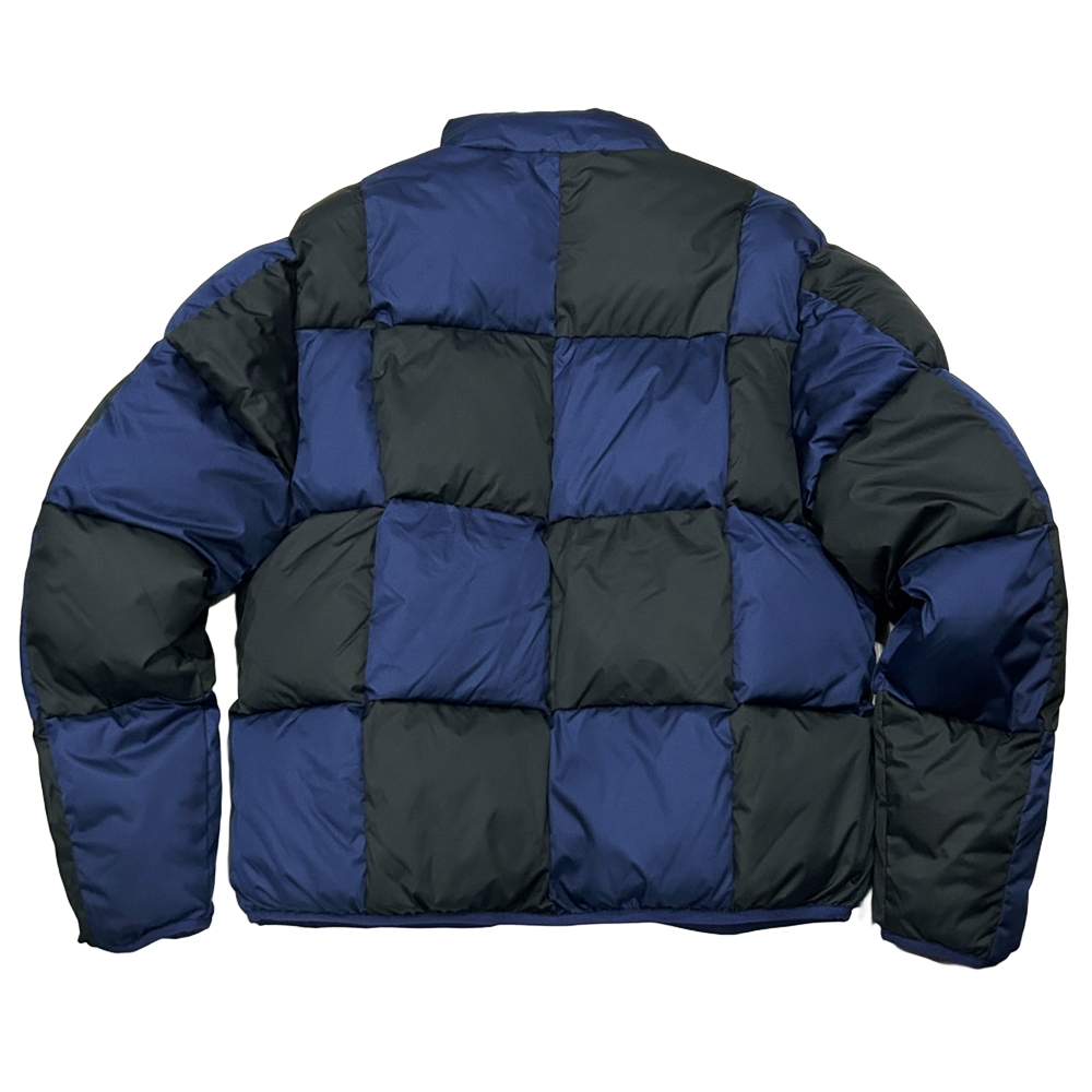 NIKE / ナイキ BLOCK CHECK THERMA FIT PUFFER DOWN JACKET MIDNIGHT NAVY×BLACK M-2