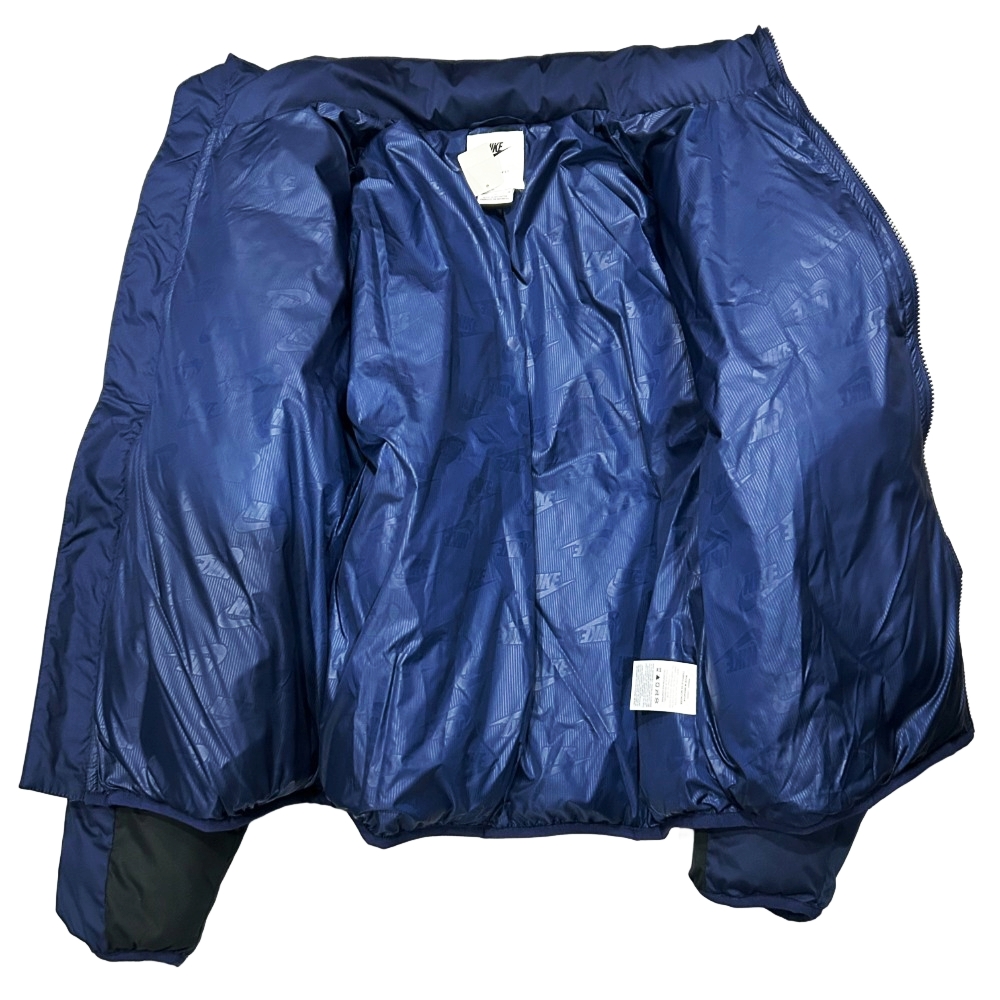 NIKE / ナイキ BLOCK CHECK THERMA FIT PUFFER DOWN JACKET MIDNIGHT NAVY×BLACK M-3