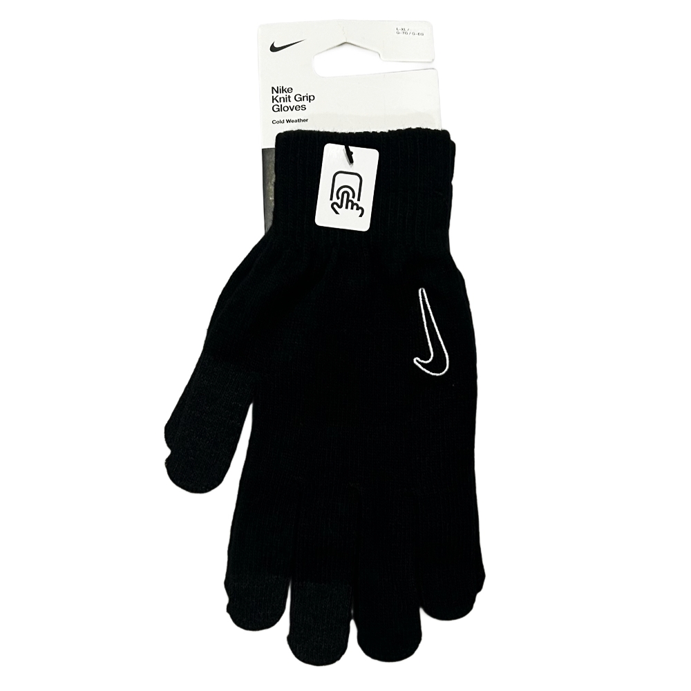 NIKE / ナイキ KNIT GRIP GLOVES BLACK L/XL