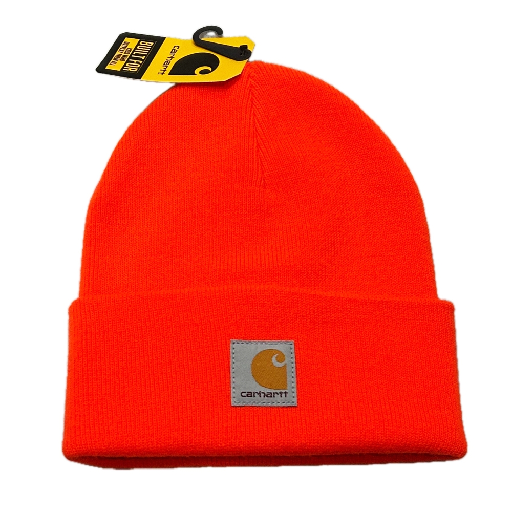 CARHARTT / カーハート US CARHARTT ACRYLIC WATCH HAT BRITE ORANGE