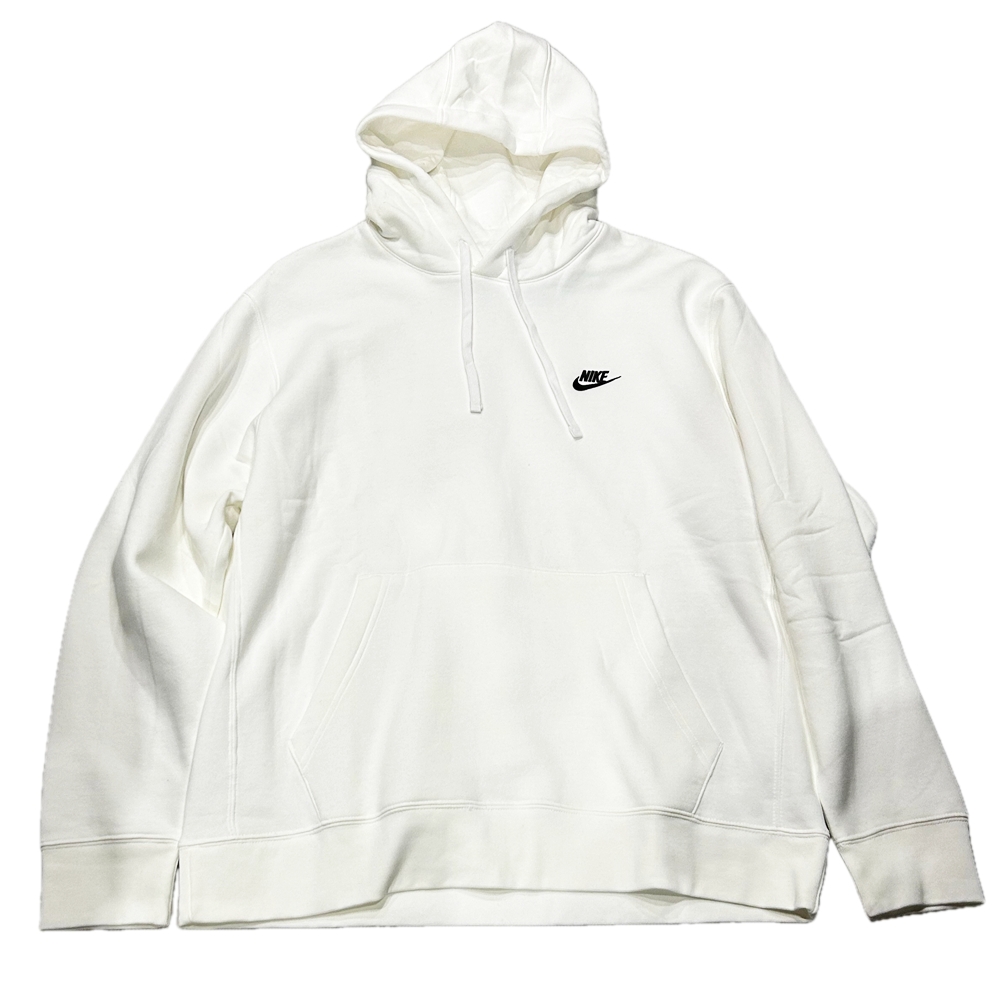 NIKE / ナイキ NIKE LOGO STANDARD FIT SWEAT HOODIE WHITE XL