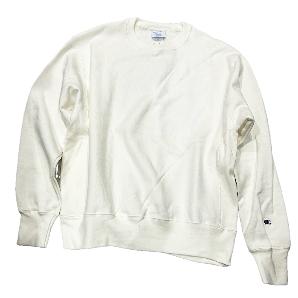 CHAMPION / チャンピオン REVERSE WEAVE CREW NECK SWEAT WHITE L