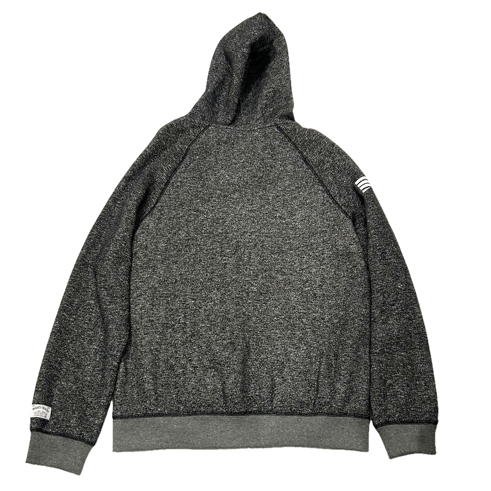 MIGHTY HEALTHY / マイティヘルシー FULL ZIP UP SWEAT HOODIE GRAY L-2