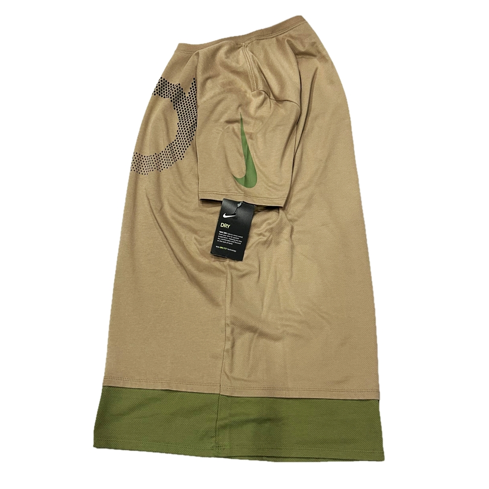 NIKE /ナイキ RUBBER PRINT DRY-FIT LONG LINE T-SHIRT S US MODEL-3