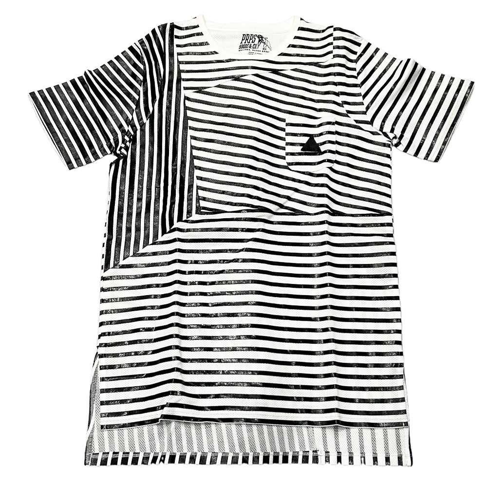 PRPS GOODS&CO. / ピーアールピーエス グッズ＆コー STRIPED POCKET T SHIRT