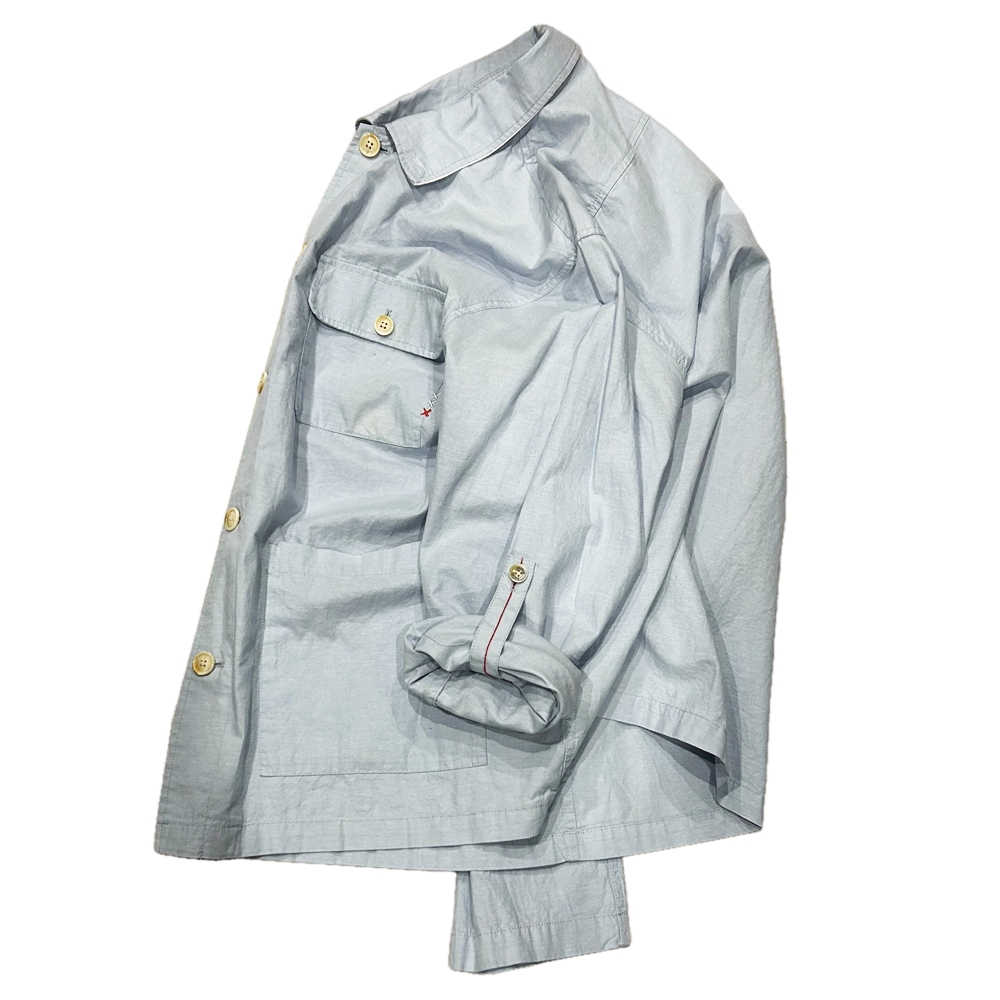 SCOTCH & SODA / スコッチ&ソーダ RELAXED FIT COTTON&LINEN SHIRT JACKET L-3