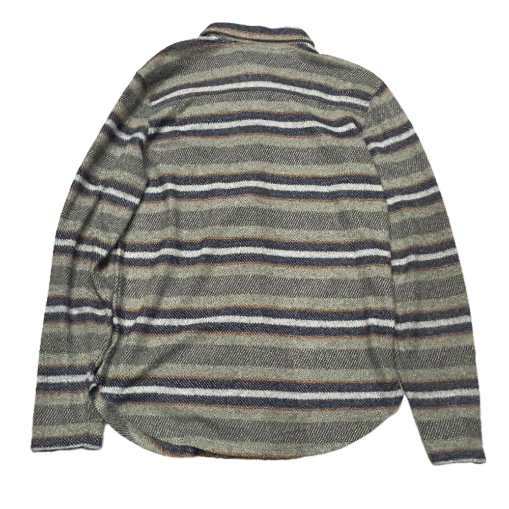 THREADS 4 THOUGHT / スレッドフォーソート BORDER PATTERN ZIP UP SHIRT JACKET S-2