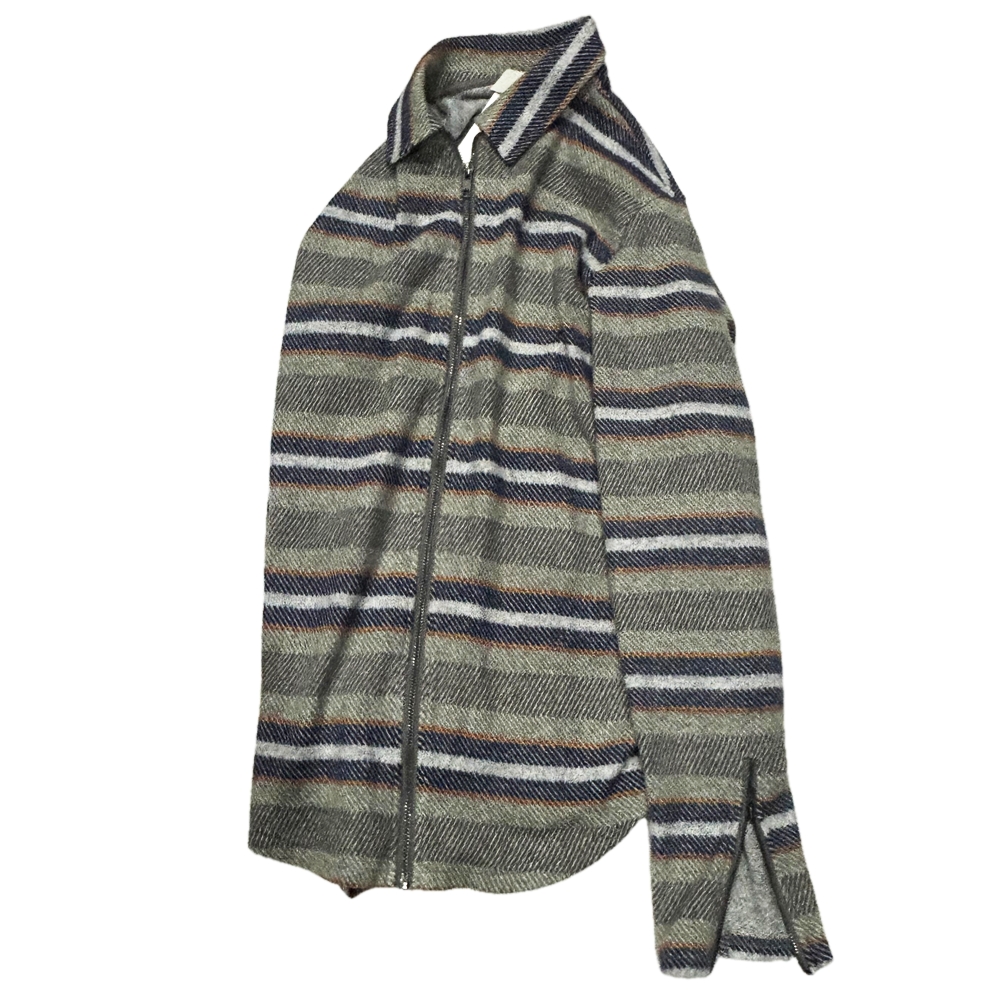 THREADS 4 THOUGHT / スレッドフォーソート BORDER PATTERN ZIP UP SHIRT JACKET S-3