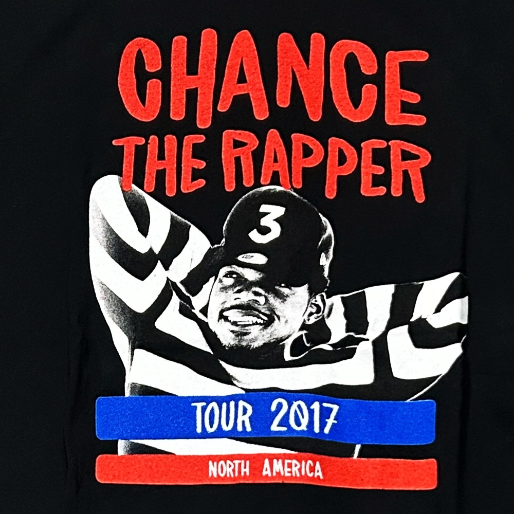 NO BRAND / CHANCE THE RAPPER TOUR 2017 VINTAGE T-SHIRT-4