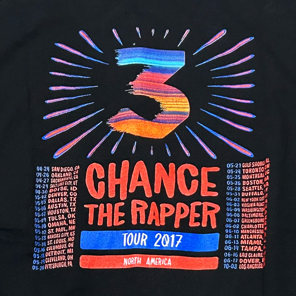 NO BRAND / CHANCE THE RAPPER TOUR 2017 VINTAGE T-SHIRT-5