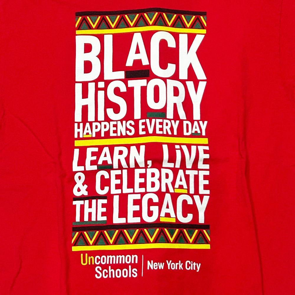 NO BRAND / BLACK HISTORY VINTAGE T-SHIRT RED M-4