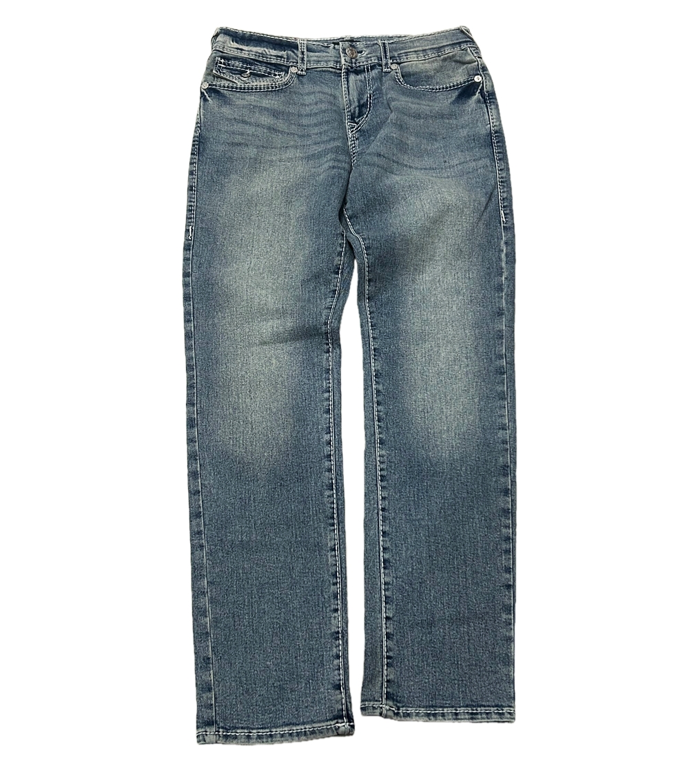 TRUE RELIGION / トゥルー レリジョン GENO FLAP RELAXED SLIM DENIM PANTS LIGHT MELLOW