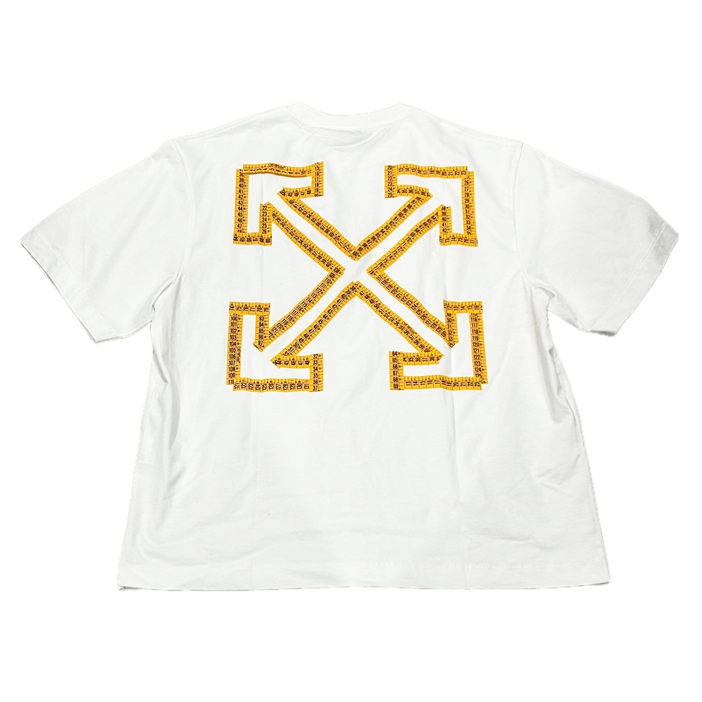 OFF WHITE / オフホワイト TAPE ARROW SKATE T-SHIRT L