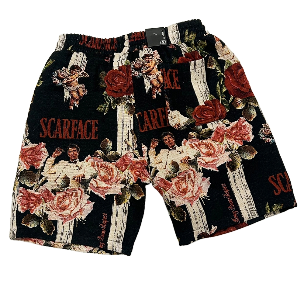 REASON / リーズン REASON×SCARFACE TONY MONTANA SHORTS S-2