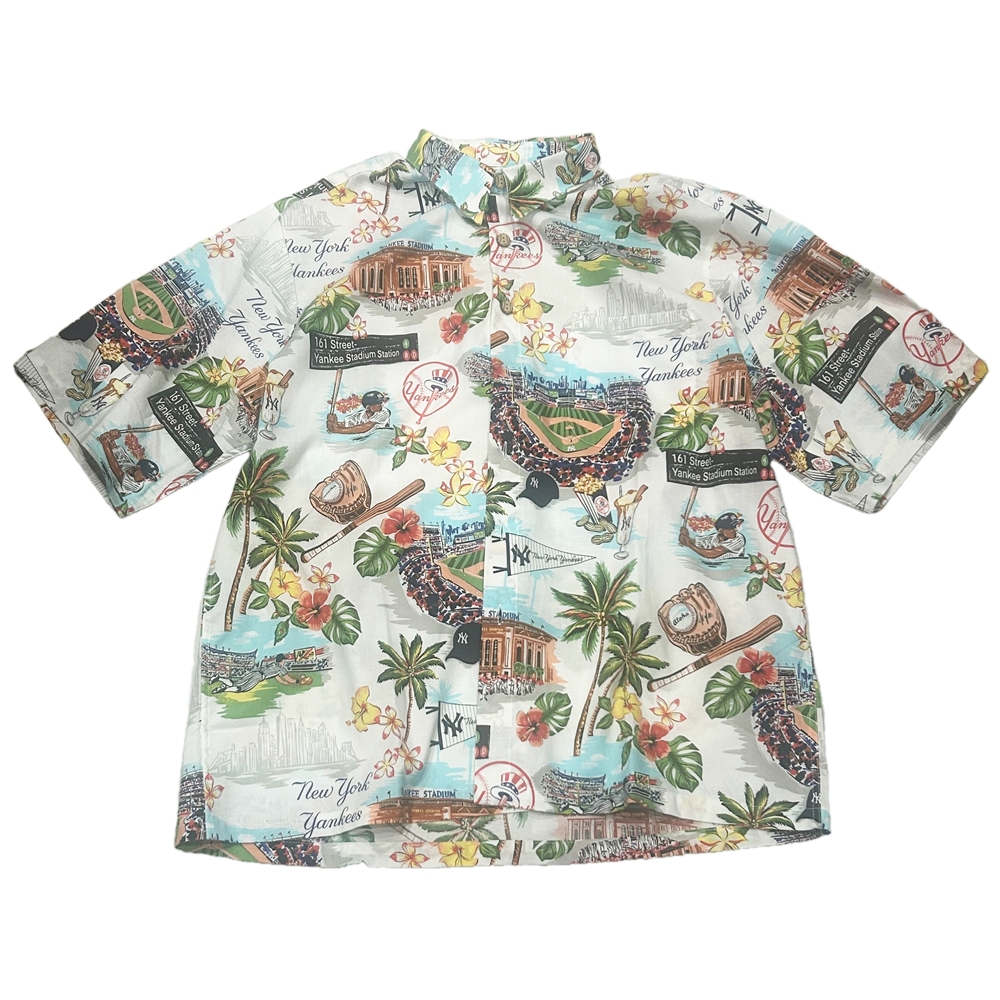 REYN SPOONER / レインスプーナー NEW YORK YANKEES HAWAIIAN SHIRT WHITE XL | ストリートスタイルのセレクトストア | TUNNEL STORE - トンネルストア