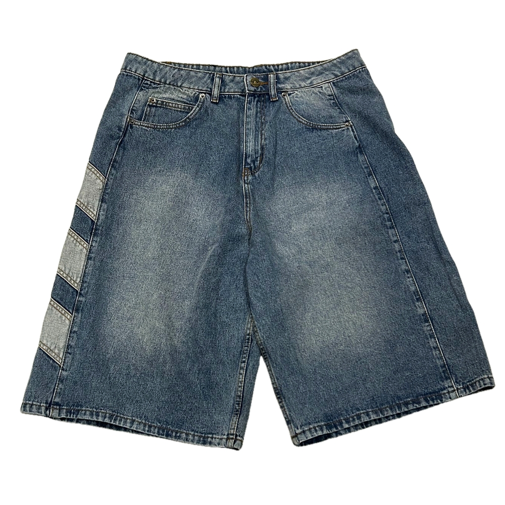 ADIDAS / アディダス TREFOIL LOGO LOOSE FIT DENIM SHORTS
