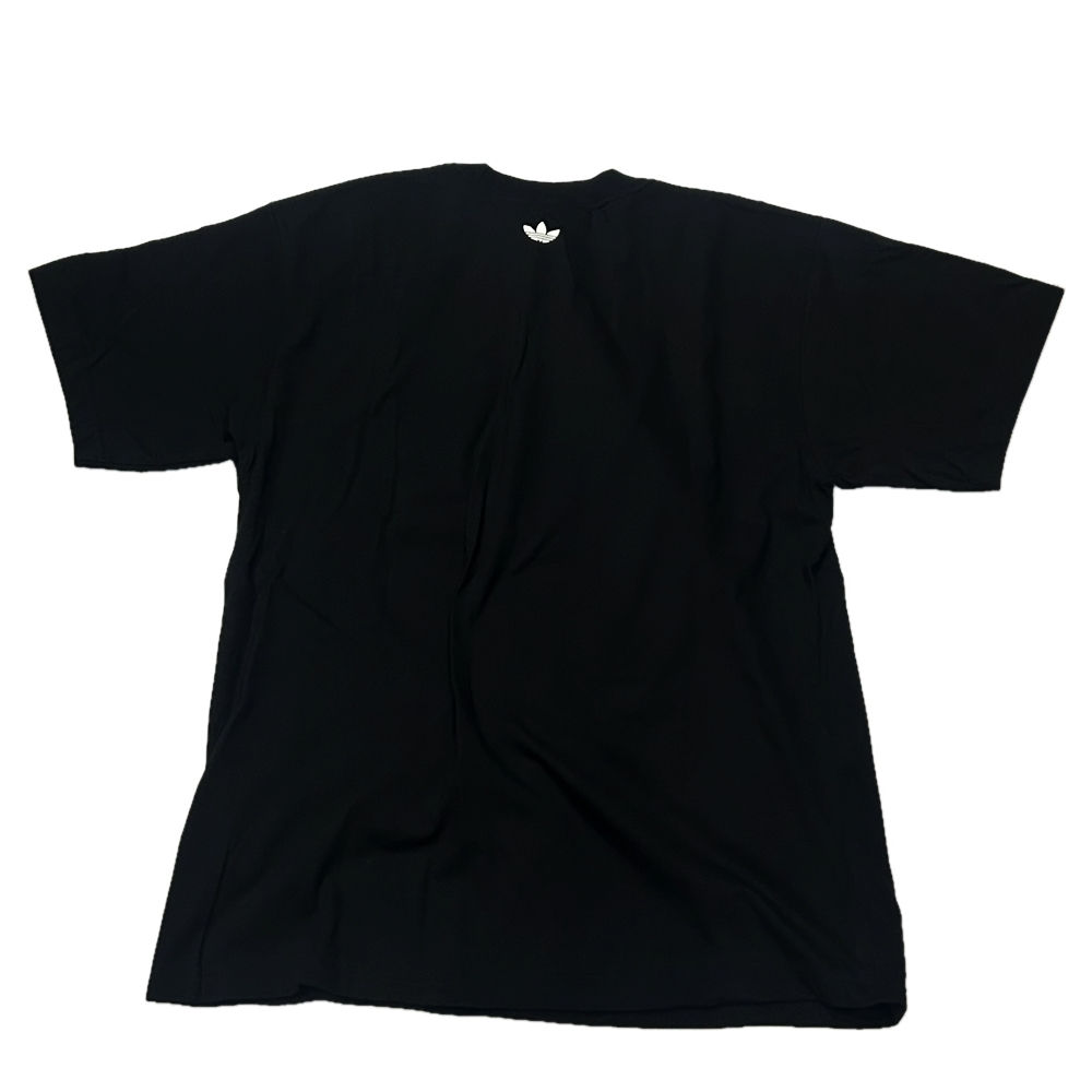 ADIDAS / アディダス ADIDAS ORIGINAL×CLICKS KICKS×SHAKE JAMES FORUM LOW CL T-SHIRT BLACK L-2