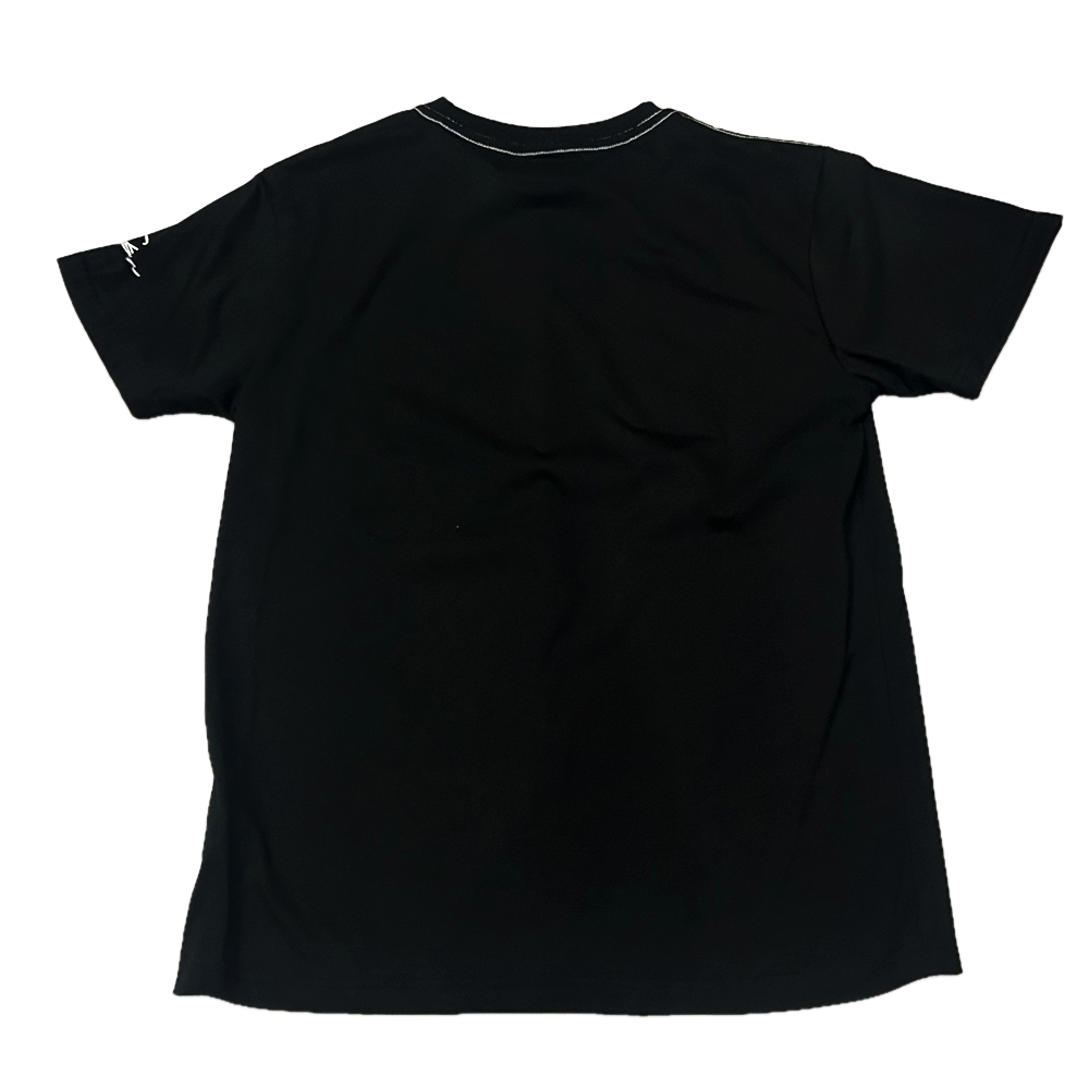 FUBU / フーブ RHINESTONE SCRIPT FUBU LOGO T-SHIRT BLACK M-2