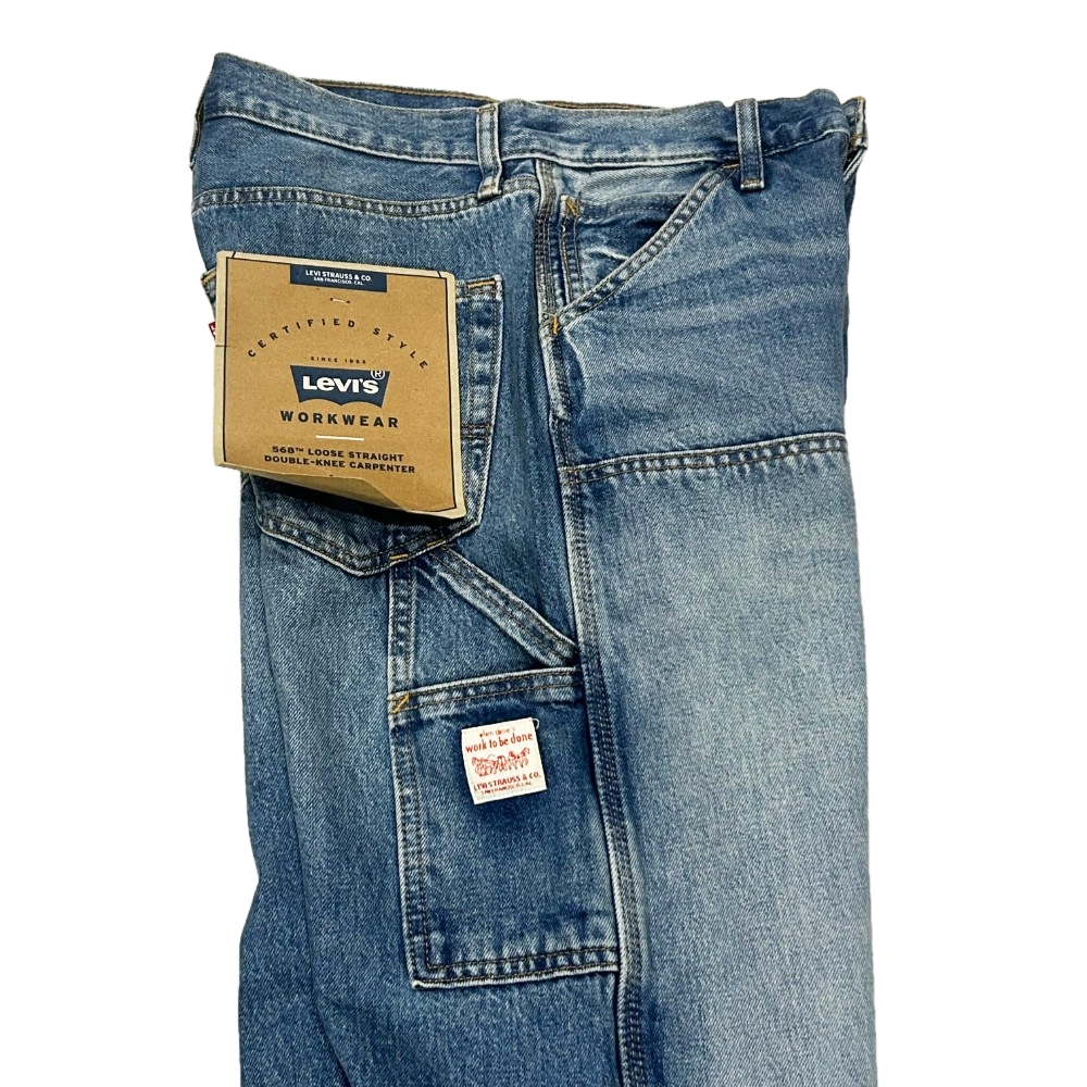 LEVI’S / リーバイス 568 LOOSE STRAIGHT DOUBLE KNEE CARPENTER DENIM PANTS-5