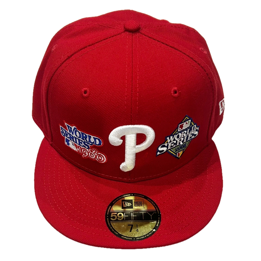 NEW ERA / ニューエラ 59FIFTY MLB PHILADELPHIA PHILLIES WORLD SERIES RED