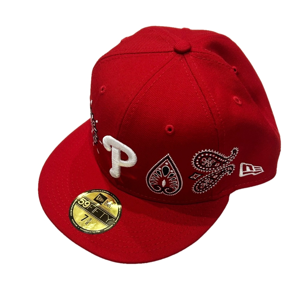 NEW ERA / ニューエラ 59FIFTY MLB PHILADELPHIA PHILLIES PAISLEY RED
