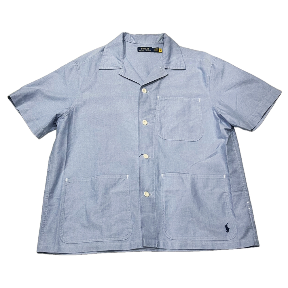 POLO RALPH LAUREN / ポロラルローレン OXFORD SHORT SLEEVE SHIRT L