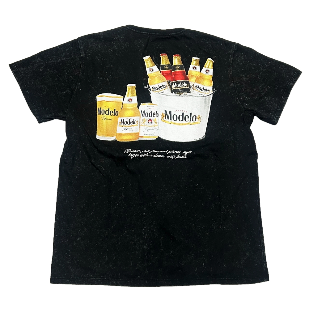 MODELO / モデロ CERVECERIA MODELO TIE DYE DYEING T-SHIRT BLACK L,XL