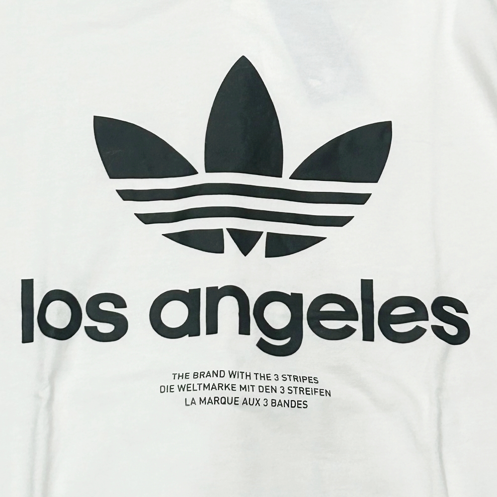 ADIDAS / アディダス ADIDAS ORIGINAL TREFOIL LOGO LOS ANGELES T-SHIRT WHITE XL-3