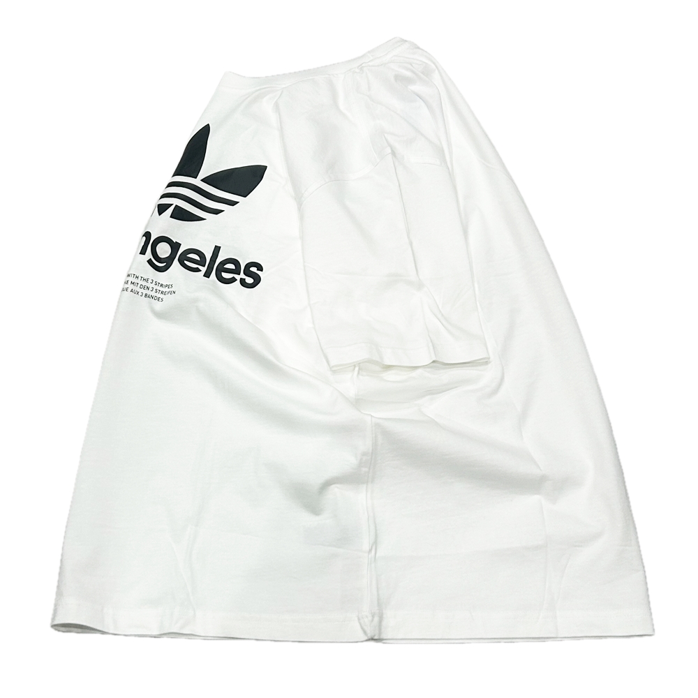ADIDAS / アディダス ADIDAS ORIGINAL TREFOIL LOGO LOS ANGELES T-SHIRT WHITE XL-4