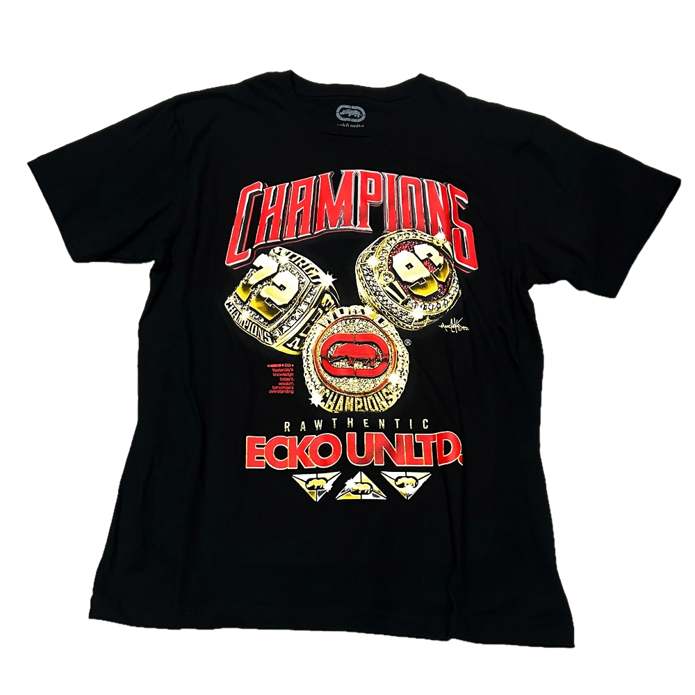 ECKO UNLTD / エコーアンリミテッド CHAMPIONS ECKO UNLTD T-SHIRTS BLACK XL