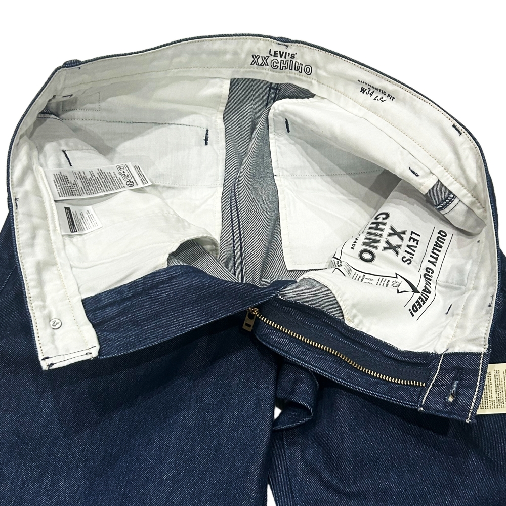 LEVI’S / リーバイス AUTHENTIC FIT XX CHINO DENIM PANTS INDIGO-4