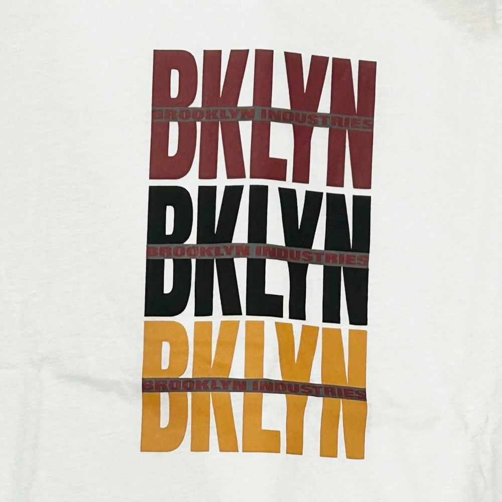 BROOKLYN INDUSTRIES / ブルックリンインダストリーズ REP BKLYN LOGO T-SHIRT L,XL-3