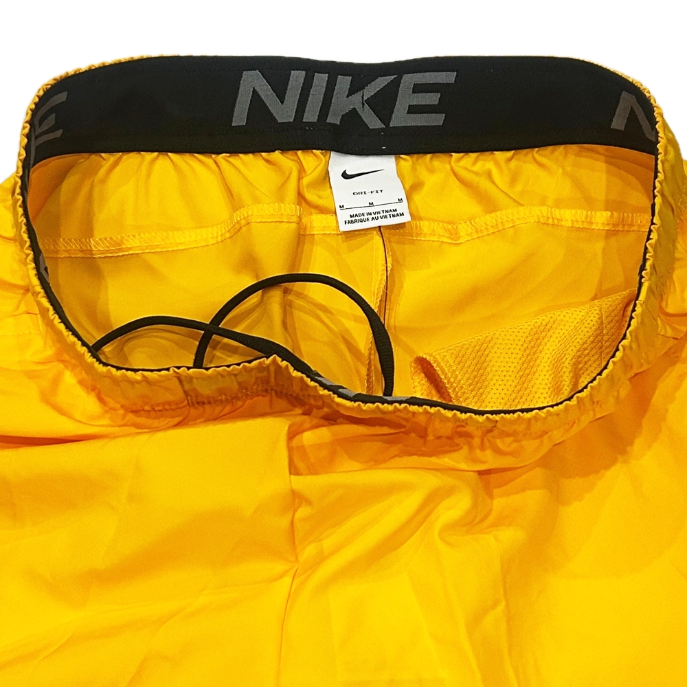 NIKE / ナイキ DRY FIT SWOOSH LOGO SHORTS YELLOW M-4